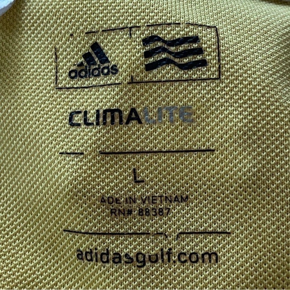 ADIDAS golf shirt with climaLite technology for excellent wicking as you play. - Picture 3 of 5